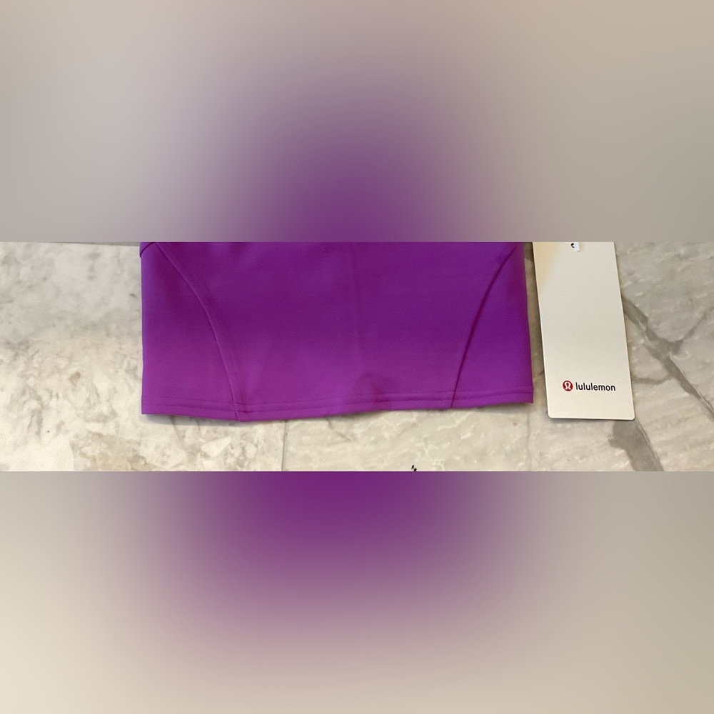 Purple lululemon Invigorate Train Tank size 0